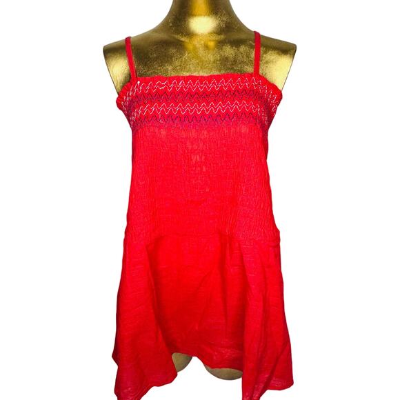 Lane Bryant Classic Square-Neck Smocked Tank - Picture 1 of 5